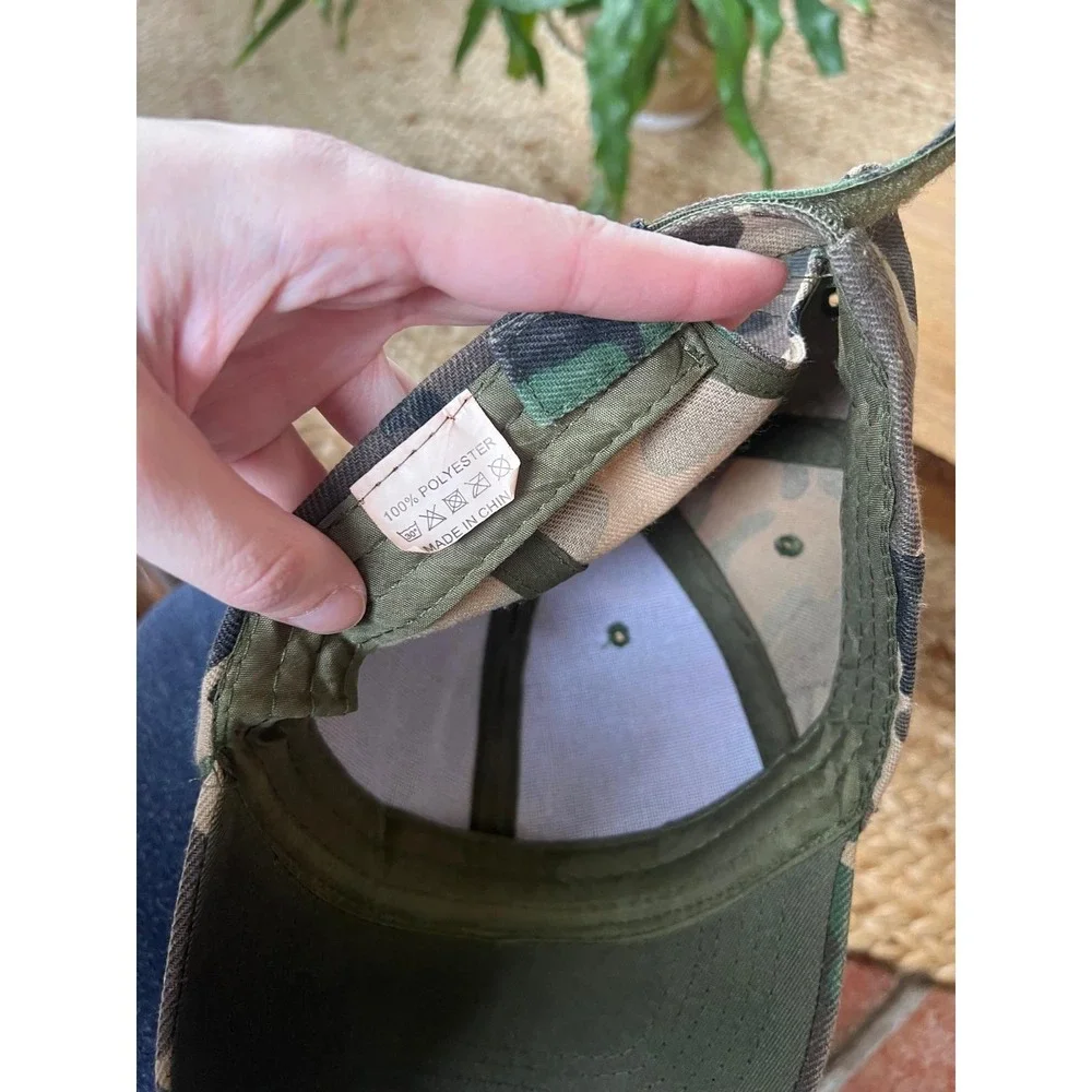 Vintage 90s Camo Camouflage Dad‎ Hat